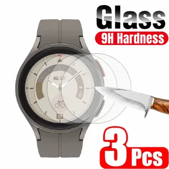 3шт закаленного стекла для Samsung Galaxy Watch 5 pro 45 мм watch5 40 мм 44 мм Защитная пленка для экрана Galaxy watch5 5pro 45 мм