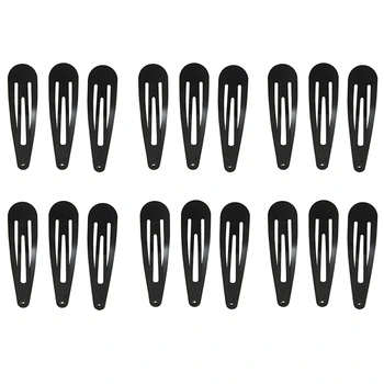 60 шт Парикмахерские заколки для волос из черного металла, сделанные своими руками, Заколка для волос 67 мм x 19 мм