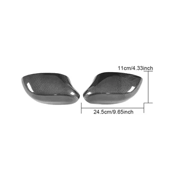 Автомобильные чехлы для боковых зеркал заднего вида из углеродного волокна, защитные чехлы для левых зеркал заднего вида для Bmw Z4 E85 2002-2008