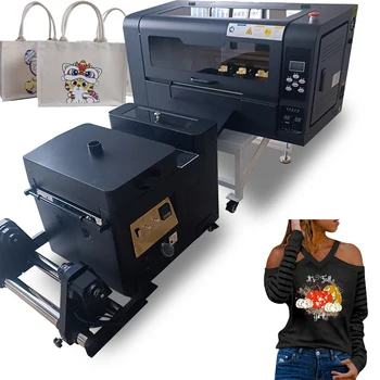 Пленочный Dtf принтер Dtf формата A3 33 см Digital Impresora Dtf для футболки с двумя печатающими головками Eps Xp600