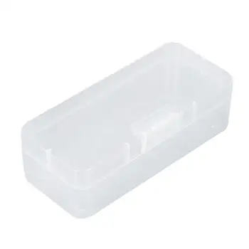 Прозрачные коробки для хранения Прозрачная коробка для хранения с откидной крышкой Для домашнего хранения косметики, ювелирных изделий и канцелярских принадлежностей