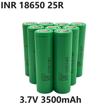 Литий-ионная аккумуляторная батарея Air Express INR 18650 25R 3,7 V 3500mAh 30A с разрядом. Используется для: Фонариков, Инверторов и т. Д
