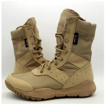 Мужские армейские ботинки в стиле милитари, водонепроницаемые тактические ботинки на шнуровке, модные сетчатые мотоциклетные ботинки, мужская рабочая обувь SFB Light