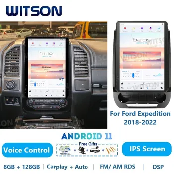 WITSON Android 11 Tesla Автомагнитола для Ford Expedition 2018-2022 AI Voice Carplay WiFi GPS Автомобильный мультимедийный комплекс