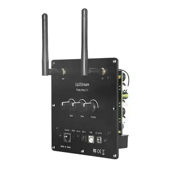 Плата Усилителя Up2Stream Plate Amp 2.1 WiFi и Bluetooth 5.0 Многокомнатного Аудио 50*2 Вт + 100 Вт С Эквалайзером Tadil Airplay