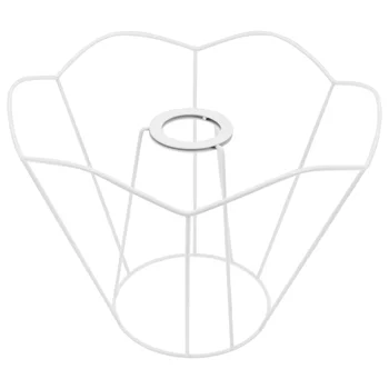 Проволочная Рамка абажура Барабанное Кольцо Рамка для абажура Кронштейн E27 Световая Клетка Защита абажура Держатель абажура Diy