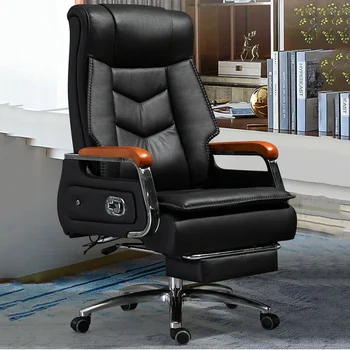 Кожаное кресло Офисный стул Эргономичный Дизайнерский Поворотный Удобные Роскошные Офисные кресла Игровая Silla De Oficina Современная мебель