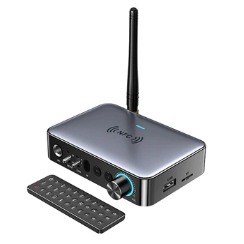 Bluetooth Приемник Передатчик 5.1 NFC Стерео 3,5 мм AUX Коаксиальный RCA Беспроводной аудиоадаптер Микрофон для телевизора