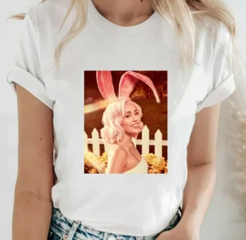 футболка с Майли Сайрус, горячая штучка!! новая модная рубашка всех размеров /// НОВИНКА- Унисекс. Белый
