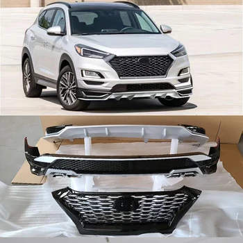 Для Hyundai Tucson 2019 2020 Автомобильный обвес, Аксессуары, защитные обвесы, противоударная пластина, высококачественный фирменный бампер из АБС-пластика