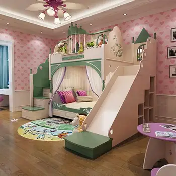 Американская детская кровать-креативный замок-кровать Princess Castle Bed Из Китая
