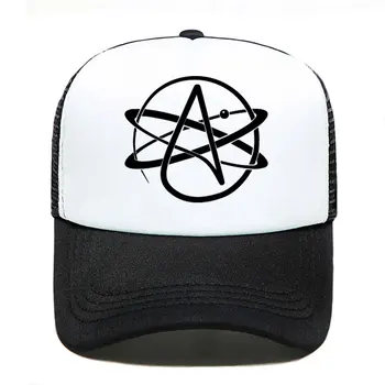 Мужская бейсбольная кепка-символ атеизма, унисекс, FSM, с принтом пастафарианской религии, Солнцезащитная кепка для улицы, Регулируемые спортивные кепки в сетку, шляпа