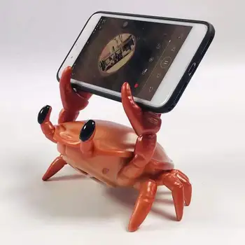 Беспроводной динамик Creative Crab Blutooth с держателем для мобильного телефона, стереозвук, наружный сабвуфер, портативные колонки