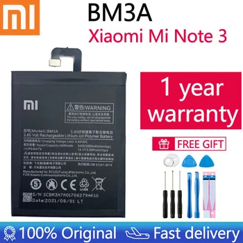 2021 Год 100% Оригинальный BM3A для Xiaomi Mi Note 3 Замена аккумуляторов для телефонов большой емкости 3300 мАч + бесплатные инструменты