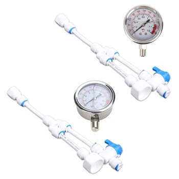 Профессиональный очиститель воды 2 в 1, водопроводные трубы, Манометр, измеритель давления 0-1,6 МПА, защита от вибрации