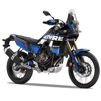 Наклейка на обтекатель кузова мотоцикла Графический комплект для полной защиты обтекателя кузова Графический комплект для Yamaha Tenere 700 2019-2023