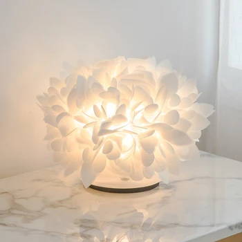 Настольная лампа, прикроватная тумбочка в стиле спальни, романтичная и уютная Современная креативная лампа высокого качества