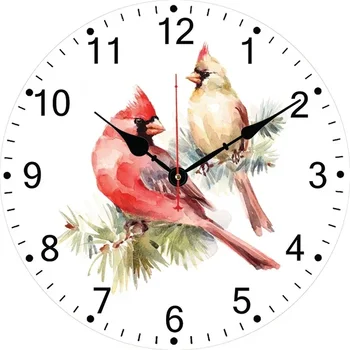 Настенные Часы Robin Bird Современный Дизайн Гостиная Спальня Украшение Офиса Кухонные Часы Художественные Настенные Часы Home Decor