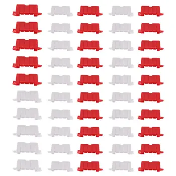 50 штук Радиоуправляемая модель автомобильных барьеров Автомобильные запчасти Радиоуправляемая модель дорожного барьера для 1: 18 Гусеничный Хобби Автомобиль Запчасти для грузовиков