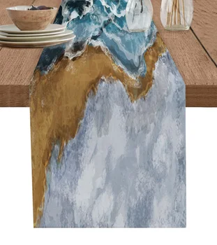 Пляжная богемная Градиентная Настольная дорожка Украшение домашнего декора Украшение обеденного стола Декор стола