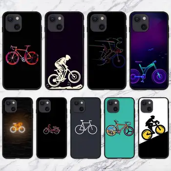 Цветной чехол для телефона Bicycle simplicity для iPhone 11 12 Mini 13 14 Pro XS Max X8 7 6s Plus 5 SE XR Shell