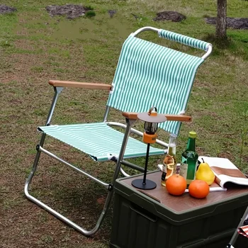 1 шт. Складное кресло для кемпинга на открытом воздухе, складной переносной стул для рыбалки с барбекю на открытом воздухе