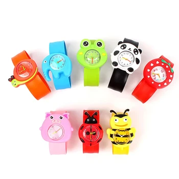 Детские часы с 3D мультяшной пощечиной, водонепроницаемые детские цифровые часы, часы для девочек и мальчиков, игрушка в подарок ребенку на День рождения Relogio Montre