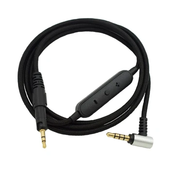 Сменный Аудиокабель Проводного управления с наушниками Audio-Technica ATH-M50X M40X Подходит для многих наушников