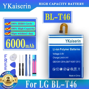Новый 6000 мАч BL-T46 Аккумулятор для LG V60 ThinQ LMV600VM V600VM V600QM5 Телефон Batteria Batterij + Номер для отслеживания
