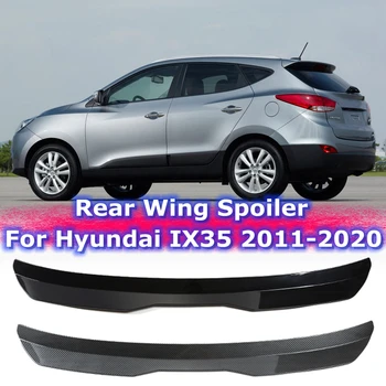 Удлинитель для выступа заднего спойлера на крыше автомобиля IX35 для Hyundai Tucson IX35 2011-2020 Задний спойлер багажника, крыло багажника, блеск для губ черный