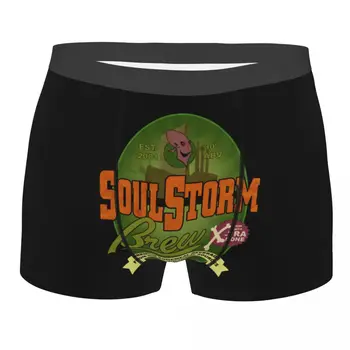 Мужские трусы-боксеры SoulStorm Brew Label OddWorld Game, трусы с высокой воздухопроницаемостью, Высококачественные шорты с принтом, подарки на День рождения