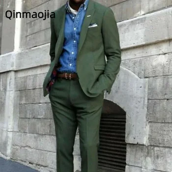 Новейшие мужские костюмы trajes elegante para hombres Designs Slim Fit из 2 предметов, Мужские костюмы Для Жениха, Свадебные Смокинги, Костюм