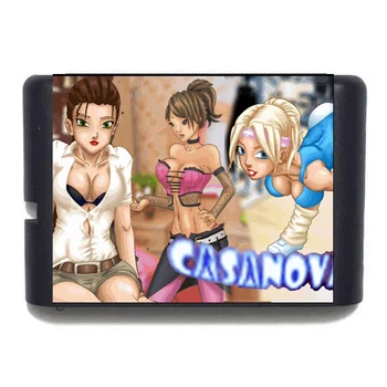 MD Casanova: 16-битная игровая карта love mission для Mege Drive Genesis