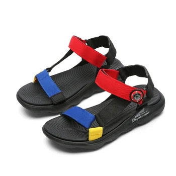 Летние сандалии Для мальчиков и девочек, Легкая Повседневная обувь Для девочек, Походные Уличные Быстросохнущие Сандалии 30-40 Размера 2024