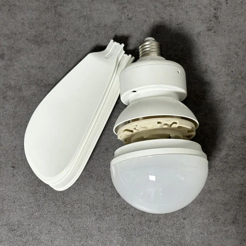 Светодиодный вентилятор с резьбой E27 мощностью 30 Вт 110 В 220 В, вентилятор для люстры для спальни, кухни на домашнем рынке - 0