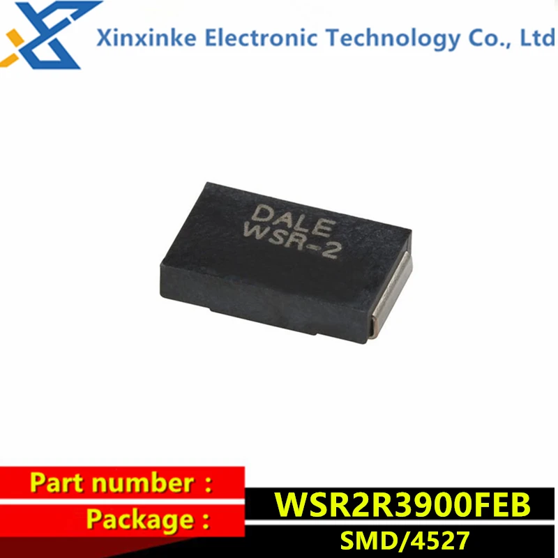 WSR2R3900FEB DALE WSR-2 0.39R 1% 2 Вт 4527 75PPM/C 390 Мом SMD токочувствительный резистор Новый оригинальный подлинный - 0