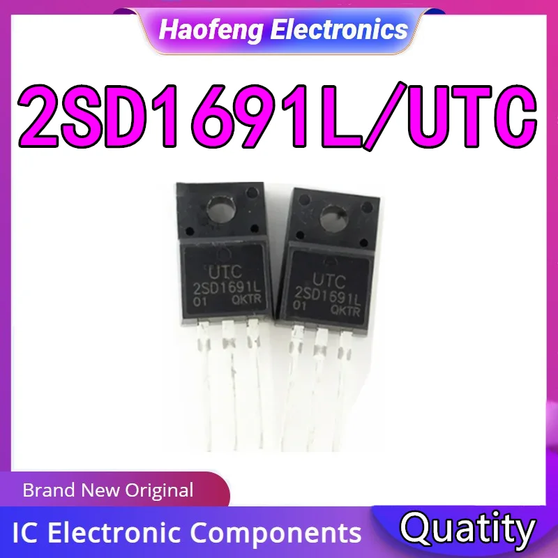 2SD1691 D1691 2SD1691L D1691L 2SD1691L/UTC Силовой биполярный транзистор 5A (микросхема) Кремниевый транзистор TO-126 - 0