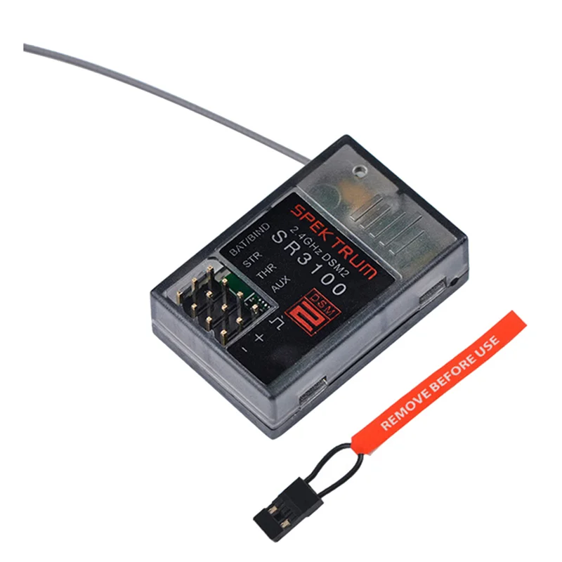 2,4 ГГц Spektrum SR3100 DSM2 3-Канальный Поверхностный Приемник DSM2 для Радиоуправляемого АВТОМОБИЛЯ RC BOAT - 0