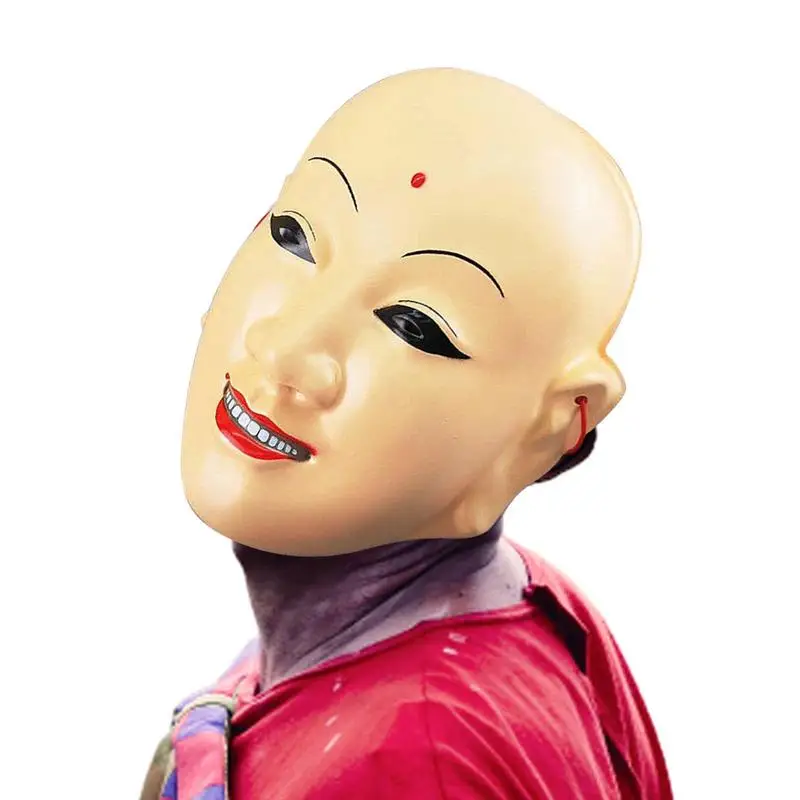 Маска для лица Monk, маска для лица Tang Monk для косплея, Многоразовый костюм Монаха для ролевых игр на Хэллоуин, маска для лица, подарок для взрослых и детей - 0
