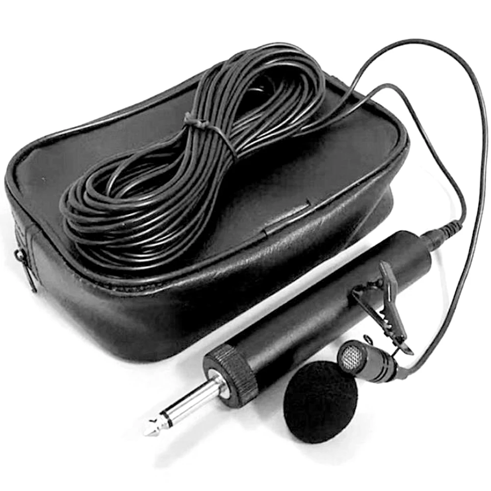 Микрофон 6,5 мм, микрофон для саксофона Эрху, скрипки, музыкального инструмента, петличный лацкан - 0