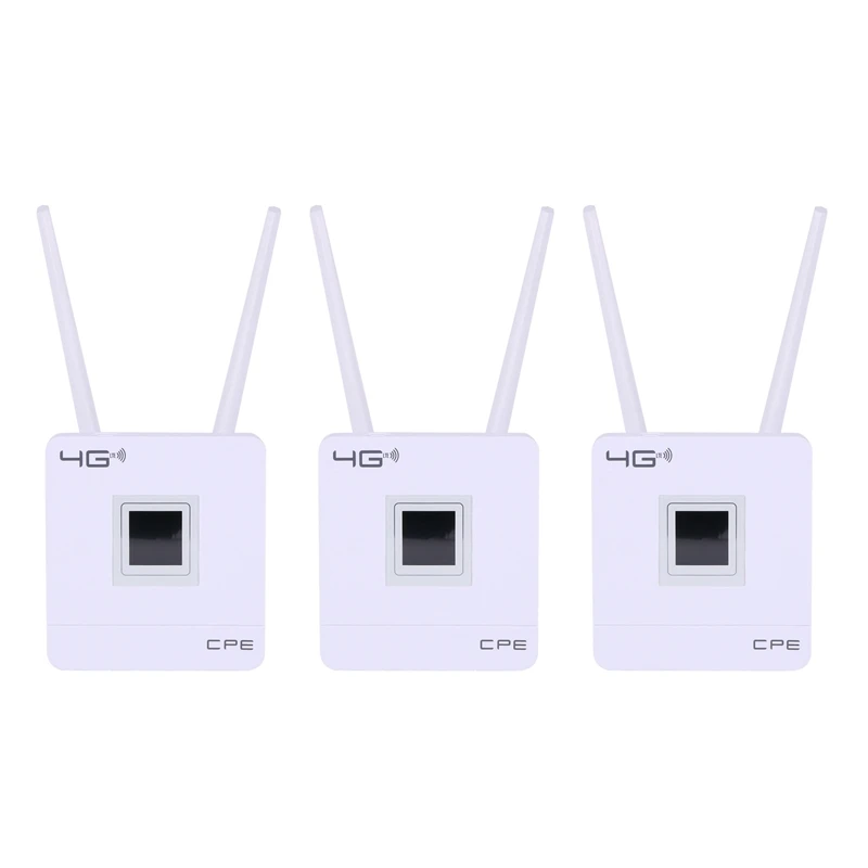3X 3G 4G LTE Wifi-маршрутизатор 150 Мбит/с Портативная точка доступа Разблокированный Беспроводной CPE-маршрутизатор со слотом для sim-карты, порт WAN/LAN, штепсельная вилка ЕС - 0