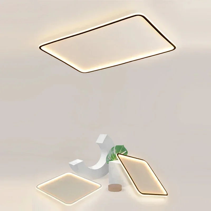 Современная светодиодная потолочная люстра для спальни, гостиной, кабинета, кухни, Потолочный светильник, украшение дома, светильник Luster - 0