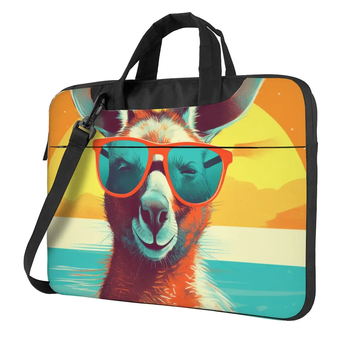Сумка Для ноутбука Kangaroo Иллюстрация Солнцезащитные Очки Sunny Beach Для Macbook Air Pro Microsoft Notebook Case 13 14 15 15.6 Мягкий Чехол - 0