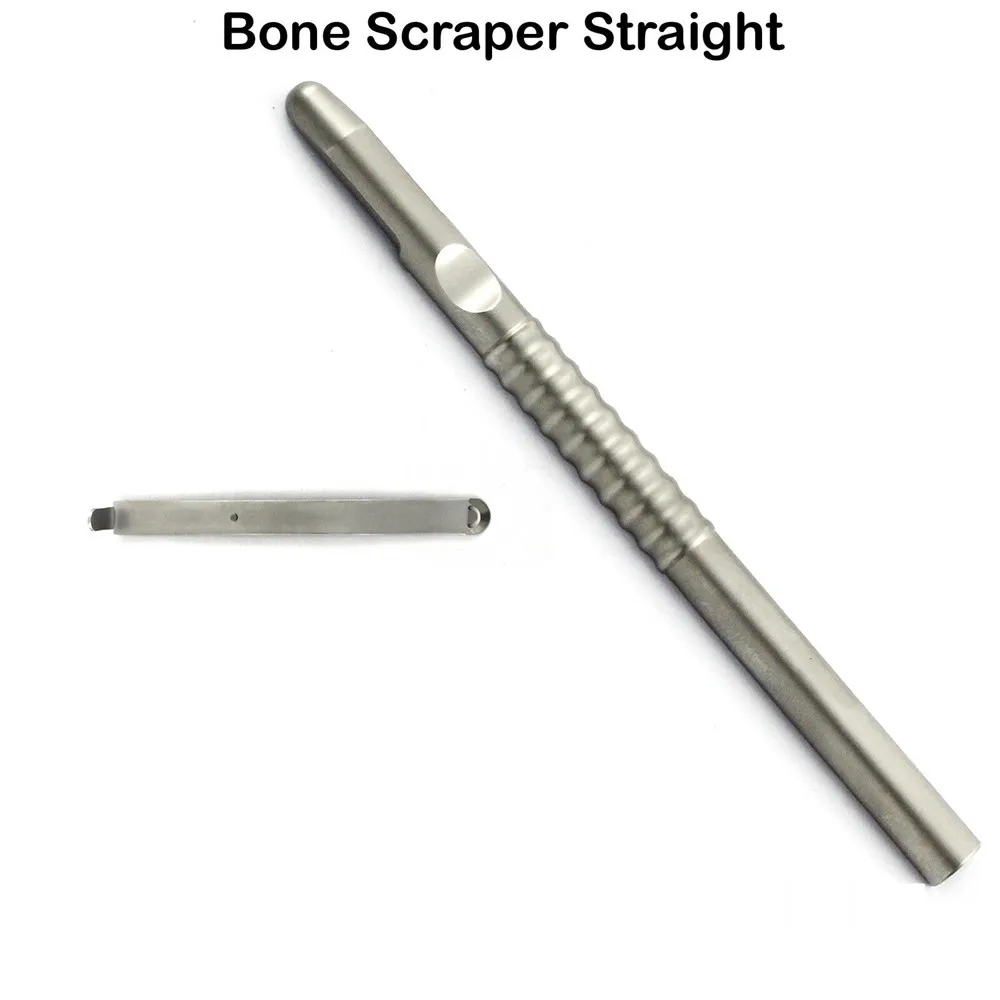 1 шт Инструмент для скребка для костей зубных имплантатов Инструмент из нержавеющей стали Хирургический Коллектор Прямой - 0