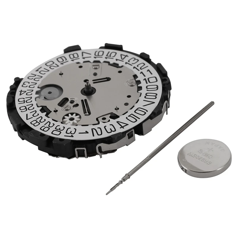 Кварцевый механизм с одним календарем, механизм высокой точности, сменные наручные электронные часы VR32A VR32B, запасные части для ремонта наручных часов - 0
