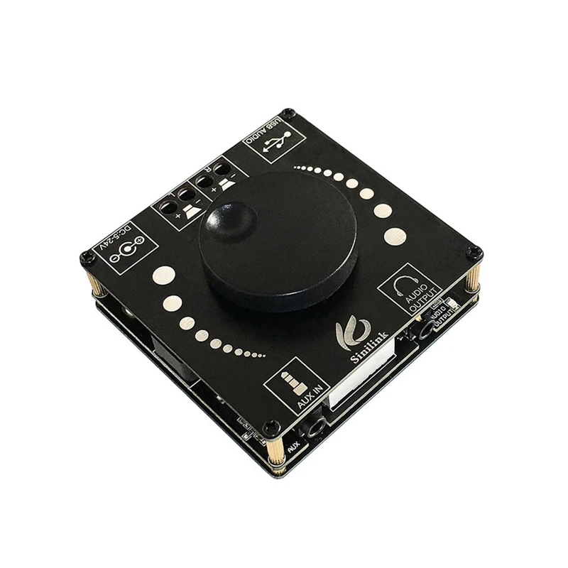 XY-AP50H HIFI Fever Bluetooth5.0 Плата усилителя TPA3116D2 50 Вт + 50 Вт Регулируемый Стерео Аудио модуль с высокими басами - 0