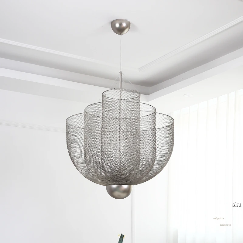 Дизайнерская люстра в скандинавском стиле Освещение для столовой люстра Meshmatics Люстра Art Home Decor Люстра Meshmatics - 0