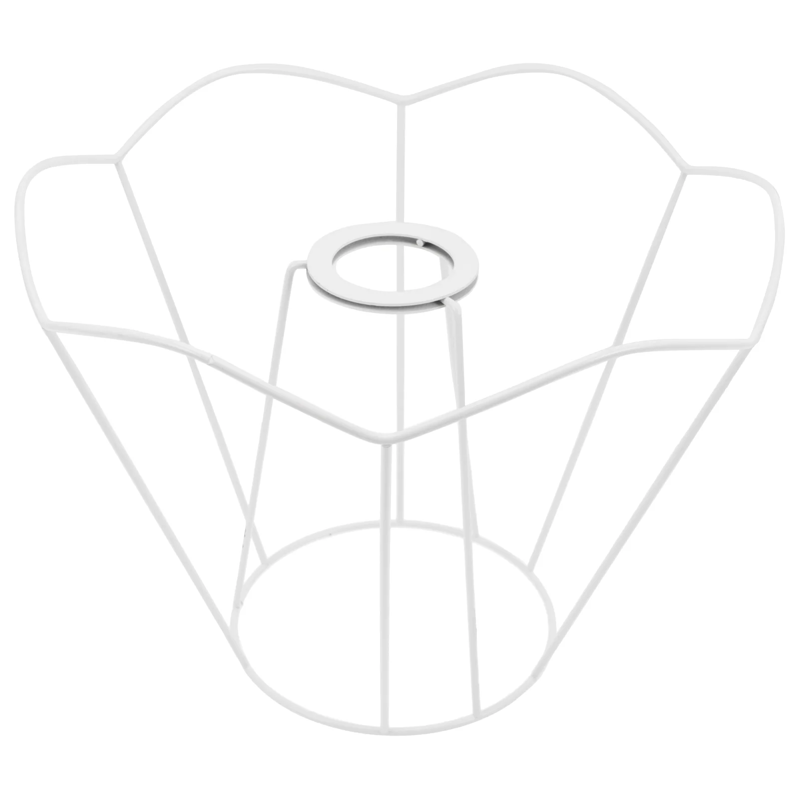 Проволочная Рамка абажура Барабанное Кольцо Рамка для абажура Кронштейн E27 Световая Клетка Защита абажура Держатель абажура Diy - 0