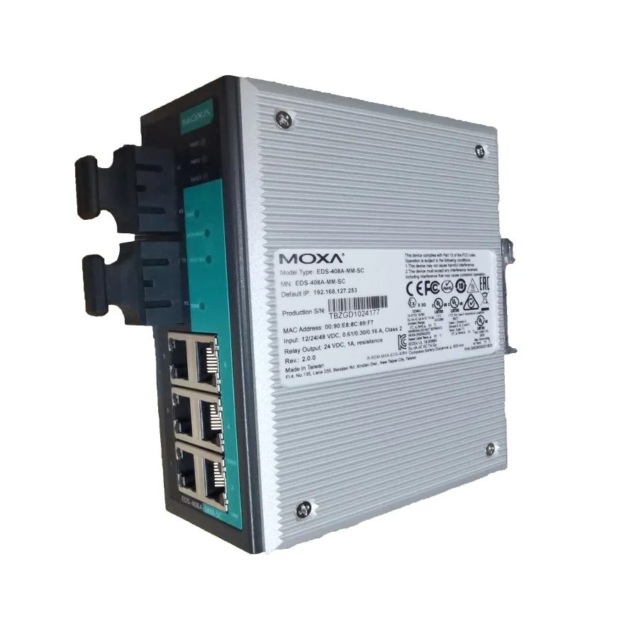 Промышленные коммутаторы Ethernet Управляемые коммутаторы уровня 2 EDS-408A-MM-SC в наличии - 0