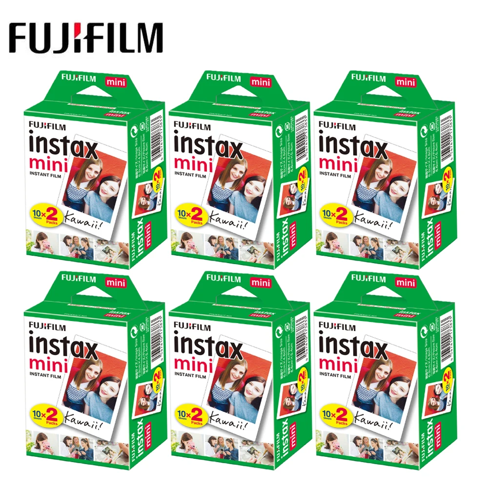 Пленочная бумага Instax Mini 10/20/40/50/60/80/100 Листов Пленочной Бумаги Fujifilm Instax Mini 11 Для фотоаппаратов Мгновенной печати Mini12 /9/8 Фотобумага - 0